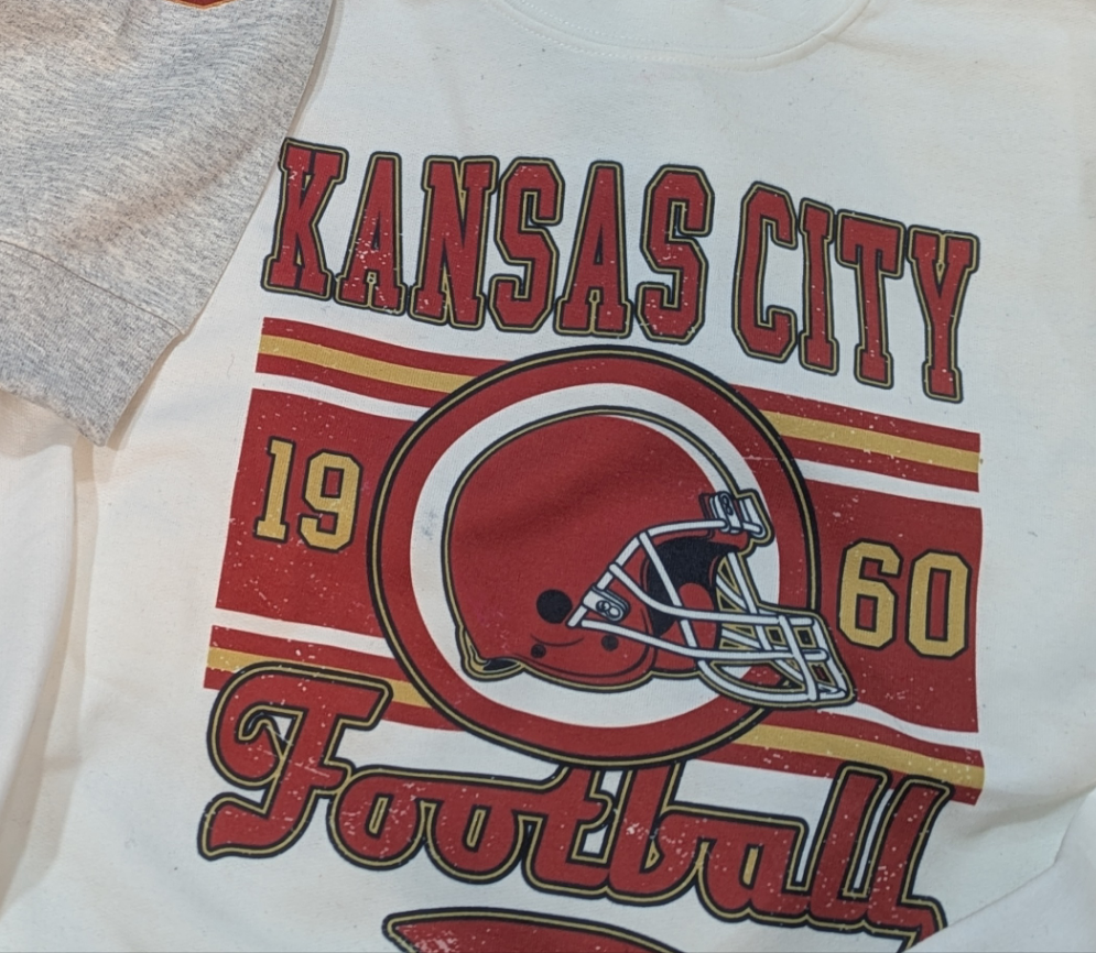 White Sweatshirt Vintage KC