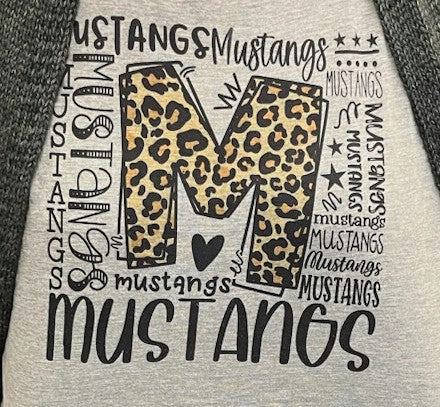 Mustangs Typography