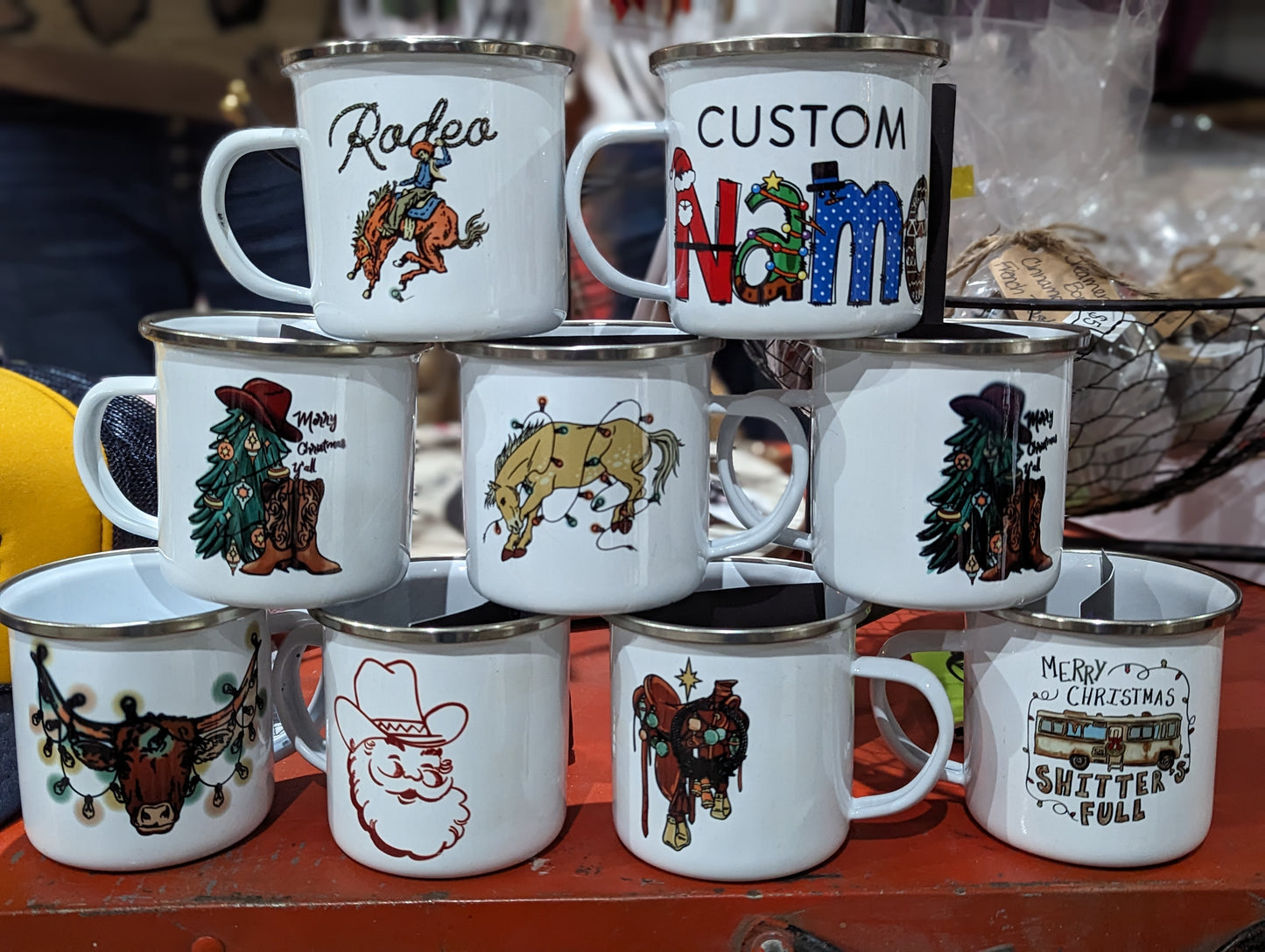 Custom Enamel Mugs