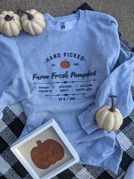 Farm Fresh Pumpkins Sweatshirt